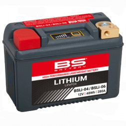 Мото аккумулятор BS LITHIUM LiFePO4 BSLI-04/BSLI-06 4Ah Мото аккумулятор BS LITHIUM LiFePO4 BSLI-04/BSLI-06 4Ah