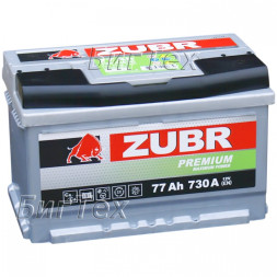 Аккумулятор автомобильный ZUBR PREMIUM ZP770 77 Ач 730A Аккумулятор автомобильный ZUBR PREMIUM ZP770 77 Ач 730A
