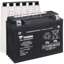 Мото аккумулятор YUASA AGM YTX24HL-BS 22.1 Ач Мото аккумулятор YUASA AGM YTX24HL-BS 22.1 Ач