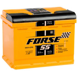 Аккумулятор автомобильный FORSE, 55 Ач 550А Аккумулятор автомобильный FORSE, 55 Ач 550А