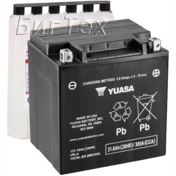 Мото аккумулятор YUASA AGM YIX30L-BS 31.6 Ач Мото аккумулятор YUASA AGM YIX30L-BS 31.6 Ач