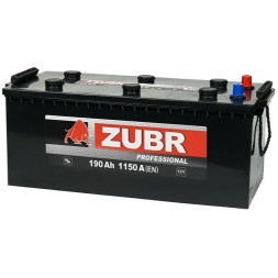 Аккумулятор грузовой ZUBR PROFESSIONAL 190Ач 1250A Аккумулятор грузовой ZUBR PROFESSIONAL 190Ач 1250A