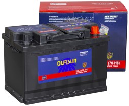 Аккумулятор автомобильный OURSUN DIN AGM 70Ач 720А VRL3 70-H6 Аккумулятор автомобильный OURSUN DIN AGM 70Ач 720А VRL3 70-H6