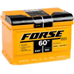 Аккумулятор автомобильный FORSE, 60 Ah 640А (низкий) Аккумулятор автомобильный FORSE, 60 Ah 640А (низкий)