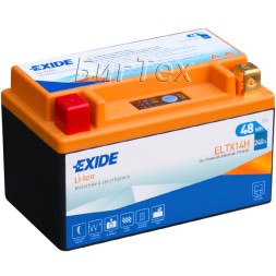 Мото аккумулятор EXIDE Li-Ion ELTX14H 48Wh (4Ah) Мото аккумулятор EXIDE Li-Ion ELTX14H 48Wh (4Ah)