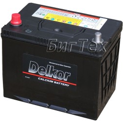 Аккумулятор автомобильный Delkor 75D23R 65 Ач Аккумулятор автомобильный Delkor 75D23R 65 Ач