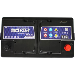 Аккумулятор автомобильный AOKLY AGM 80Ah 780A о.п. Аккумулятор автомобильный AOKLY AGM 80Ah 780A о.п.