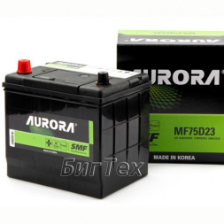 Аккумулятор автомобильный AURORA JIS MF75D23R 65ач, 580A Аккумулятор автомобильный AURORA JIS MF75D23R 65ач, 580A