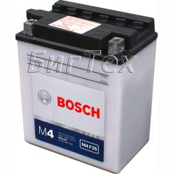 Мото аккумулятор Bosch M4 F36 14 Ач (YB14L-B2) Мото аккумулятор Bosch M4 F36 14 Ач (YB14L-B2)