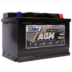 Аккумулятор автомобильный VST AGM 70Ач 720А (570 900 072) Аккумулятор автомобильный VST AGM 70Ач 720А (570 900 072)