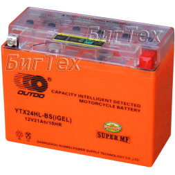 Мото аккумулятор Outdo YTX24HL-BS (iGel) 21 Ач Мото аккумулятор Outdo YTX24HL-BS (iGel) 21 Ач