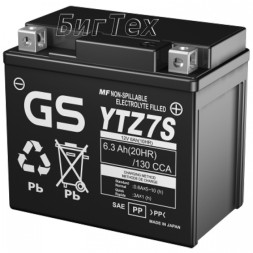 Мото аккумулятор GS YTZ7S 6.3 Ач Мото аккумулятор GS YTZ7S 6.3 Ач