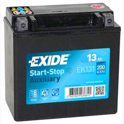 Аккумулятор резервный вспомогательный Exide Auxiliary EK131, 13Ah Аккумулятор резервный вспомогательный Exide Auxiliary EK131, 13Ah
