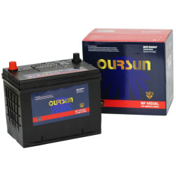 Аккумулятор автомобильный OURSUN JIS MF 95D26L 80Ач 680А Аккумулятор автомобильный OURSUN JIS MF 95D26L 80Ач 680А