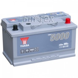 Аккумулятор автомобильный YUASA YBX5110 Silver 85 Ач Аккумулятор автомобильный YUASA YBX5110 Silver 85 Ач
