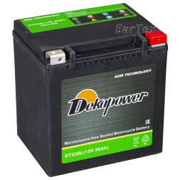 Мото аккумулятор DEKAPOWER DTX30L 30Ач 420А о/п Мото аккумулятор DEKAPOWER DTX30L 30Ач 420А о/п