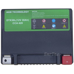 Мото аккумулятор DEKAPOWER DTX30L 30Ач 420А о/п Мото аккумулятор DEKAPOWER DTX30L 30Ач 420А о/п