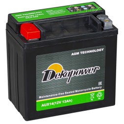 Аккумулятор резервный вспомогательный DEKAPOWER AUX14 13Ач, 245А п/п Аккумулятор резервный вспомогательный DEKAPOWER AUX14 13Ач, 245А п/п