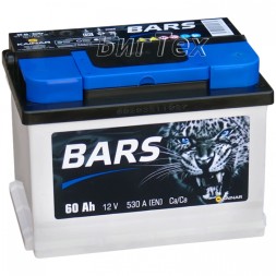 Аккумулятор автомобильный BARS 60 Ah (низкий) Аккумулятор автомобильный BARS 60 Ah (низкий)
