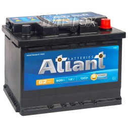 Аккумулятор автомобильный ATLANT 62Ач 520A Аккумулятор автомобильный ATLANT 62Ач 520A