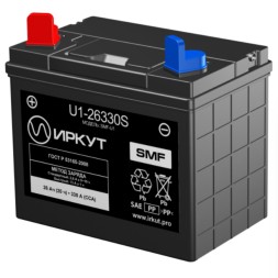 Аккумулятор ИРКУТ U1-26330S SMF 26Ah Аккумулятор ИРКУТ U1-26330S SMF 26Ah