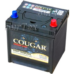 Аккумулятор автомобильный Cougar 50D20L 50 Ач Аккумулятор автомобильный Cougar 50D20L 50 Ач