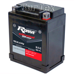 Мото аккумулятор RDrive Silver YB14L-A-PW AGM 12.6 Ач (YTX14AHL) Мото аккумулятор RDrive Silver YB14L-A-PW AGM 12.6 Ач (YTX14AHL)