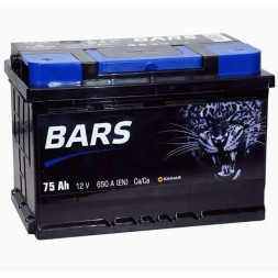 Аккумулятор автомобильный BARS 75Ah пр. пол. Аккумулятор автомобильный BARS 75Ah пр. пол.