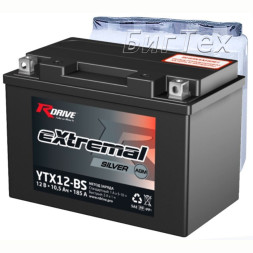 Мото аккумулятор RDrive Silver YTX12-BS AGM 10.5 Ач Мото аккумулятор RDrive Silver YTX12-BS AGM 10.5 Ач