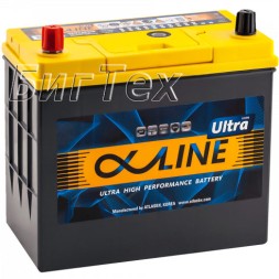 Аккумулятор автомобильный Alphaline Ultra 75B24R 59 Ач (тонкие клеммы) Аккумулятор автомобильный Alphaline Ultra 75B24R 59 Ач (тонкие клеммы)