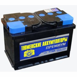 Аккумулятор автомобильный TYUMEN PREMIUM 6CT-77 77 Ач Аккумулятор автомобильный TYUMEN PREMIUM 6CT-77 77 Ач