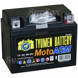 Мото аккумулятор TYUMEN AGM 4 Ач Мото аккумулятор TYUMEN AGM 4 Ач
