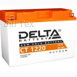 Мото аккумулятор DELTA CT 1220 AGM (YTX24HL-BS) 20 Ач Мото аккумулятор DELTA CT 1220 AGM (YTX24HL-BS) 20 Ач