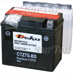 Мото аккумулятор Deka CTZ7S-BS, 7Ач Мото аккумулятор Deka CTZ7S-BS, 7Ач