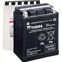 Мото аккумулятор YUASA AGM YTX14AH-BS 12.6 Ач Мото аккумулятор YUASA AGM YTX14AH-BS 12.6 Ач