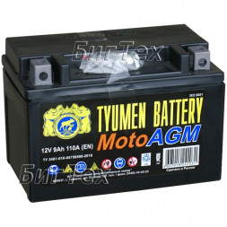 Мото аккумулятор TYUMEN AGM 9 Ач Мото аккумулятор TYUMEN AGM 9 Ач