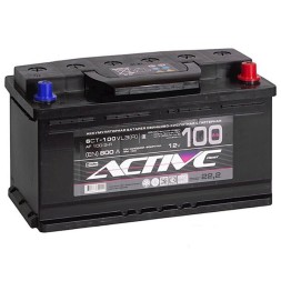 Аккумулятор автомобильный ACTIVE FROST 100 Ач 800А обр.пол. Аккумулятор автомобильный ACTIVE FROST 100 Ач 800А обр.пол.