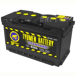 Аккумулятор автомобильный TYUMEN STANDART 82 Ач Аккумулятор автомобильный TYUMEN STANDART 82 Ач