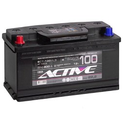 Аккумулятор автомобильный ACTIVE FROST 100 Ач (6ст-100) п.п. Аккумулятор автомобильный ACTIVE FROST 100 Ач (6ст-100) п.п.