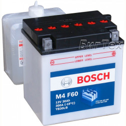 Мото аккумулятор BOSCH M4 F60 30 Ач (YB30L-B) Мото аккумулятор BOSCH M4 F60 30 Ач (YB30L-B)