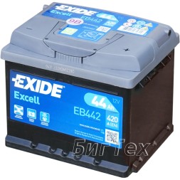 Аккумулятор автомобильный Exide Excell EB442 44 Ач Аккумулятор автомобильный Exide Excell EB442 44 Ач