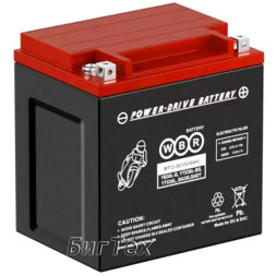 Мото аккумулятор WBR SMT12-30 AGM 30 Ач (YIX30L) Мото аккумулятор WBR SMT12-30 AGM 30 Ач (YIX30L)