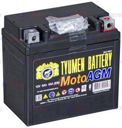 Мото аккумулятор TYUMEN AGM 6МТС-5 5Ач 65А о.п. Мото аккумулятор TYUMEN AGM 6МТС-5 5Ач 65А о.п.