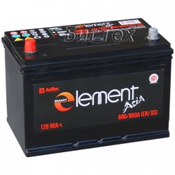 Аккумулятор автомобильный Smart ELEMENT ASIA 90 Ач 780A Аккумулятор автомобильный Smart ELEMENT ASIA 90 Ач 780A