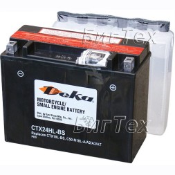 Мото аккумулятор Deka CTX24HL-BS, 21 А/ч (CTX18L-BS, C50N18L-A) Мото аккумулятор Deka CTX24HL-BS, 21 А/ч (CTX18L-BS, C50N18L-A)