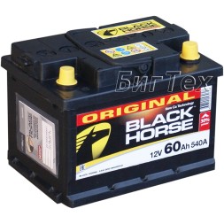 Аккумулятор автомобильный BLACK HORSE 60 Ah Аккумулятор автомобильный BLACK HORSE 60 Ah