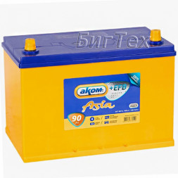 Аккумулятор автомобильный АКОМ EFB ASIA 90Ач 850A Аккумулятор автомобильный АКОМ EFB ASIA 90Ач 850A