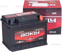 Аккумулятор автомобильный AOKLY 60Ач 590А 56077 LB2 Аккумулятор автомобильный AOKLY 60Ач 590А 56077 LB2