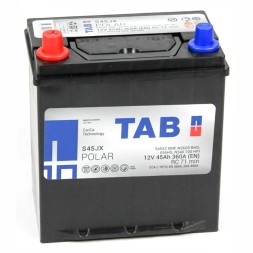 Аккумулятор автомобильный TAB Polar Asia S45JX (54522) 45Ач 360А Аккумулятор автомобильный TAB Polar Asia S45JX (54522) 45Ач 360А