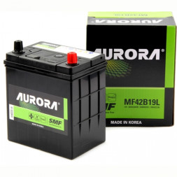 Аккумулятор автомобильный AURORA JIS MF42B19L 38Ah Аккумулятор автомобильный AURORA JIS MF42B19L 38Ah